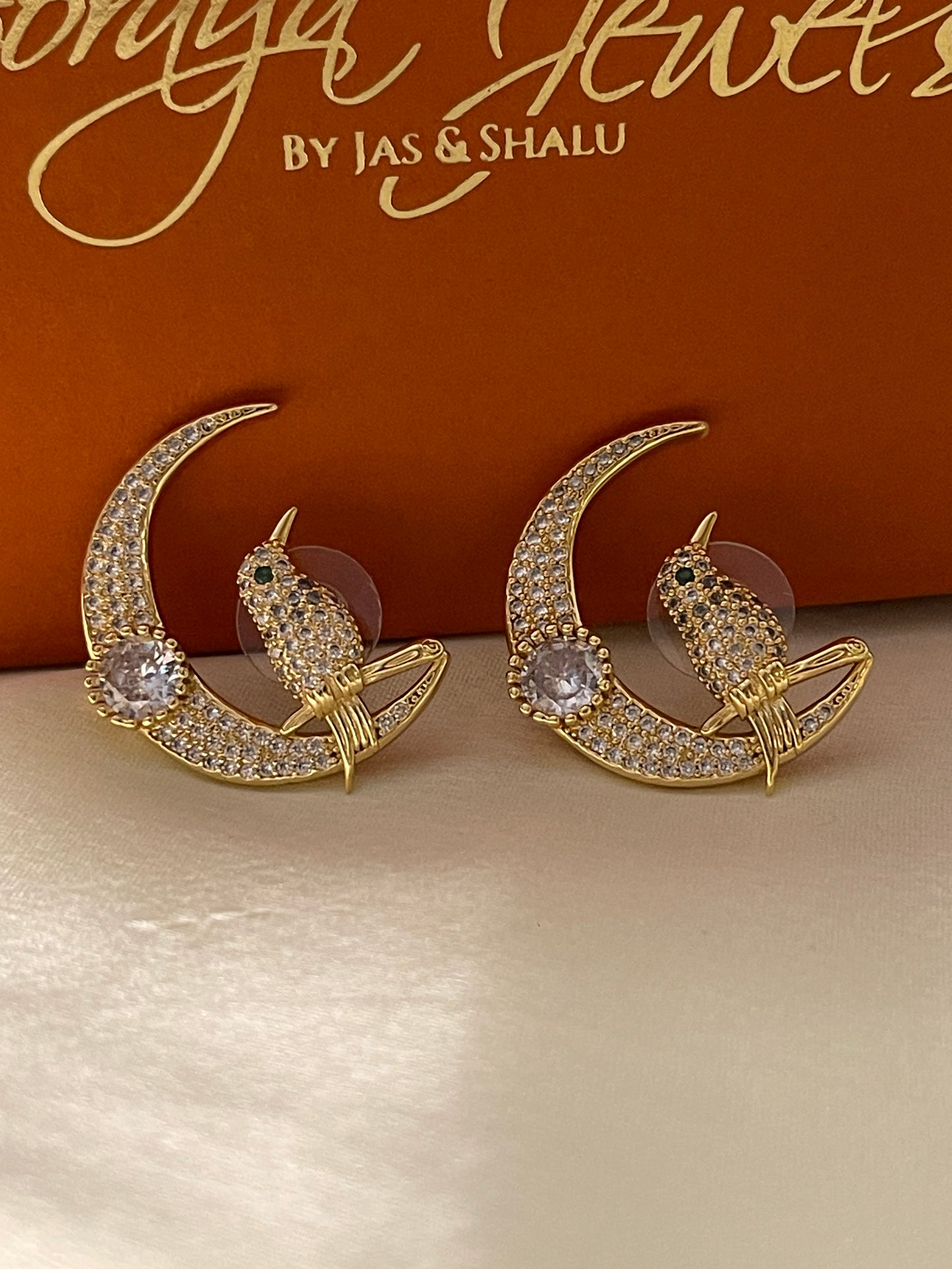 Moon and Stones Earrings