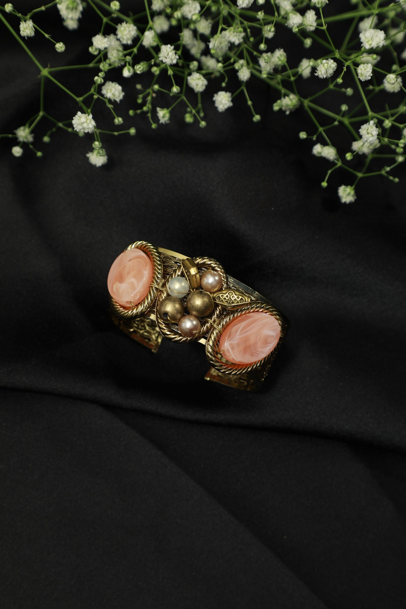 Mother of Pearl Gold Bangle