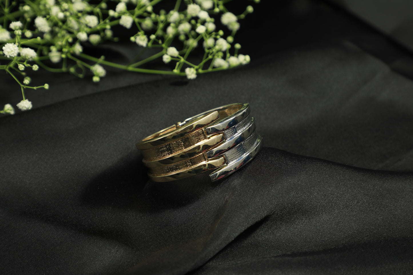 Dual-Tone Harmony Bracelet