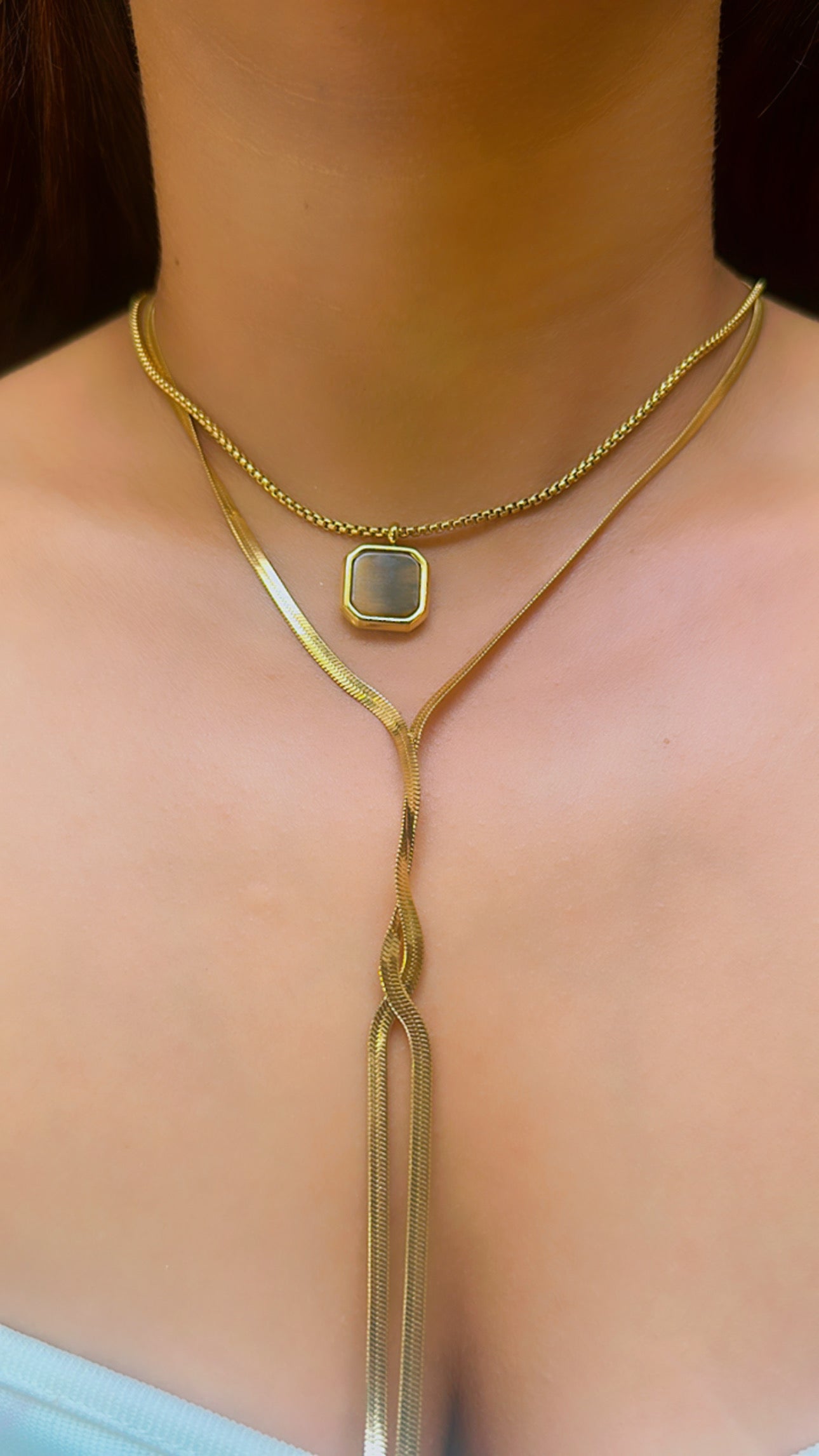 2 Layer Chain Neckpiece