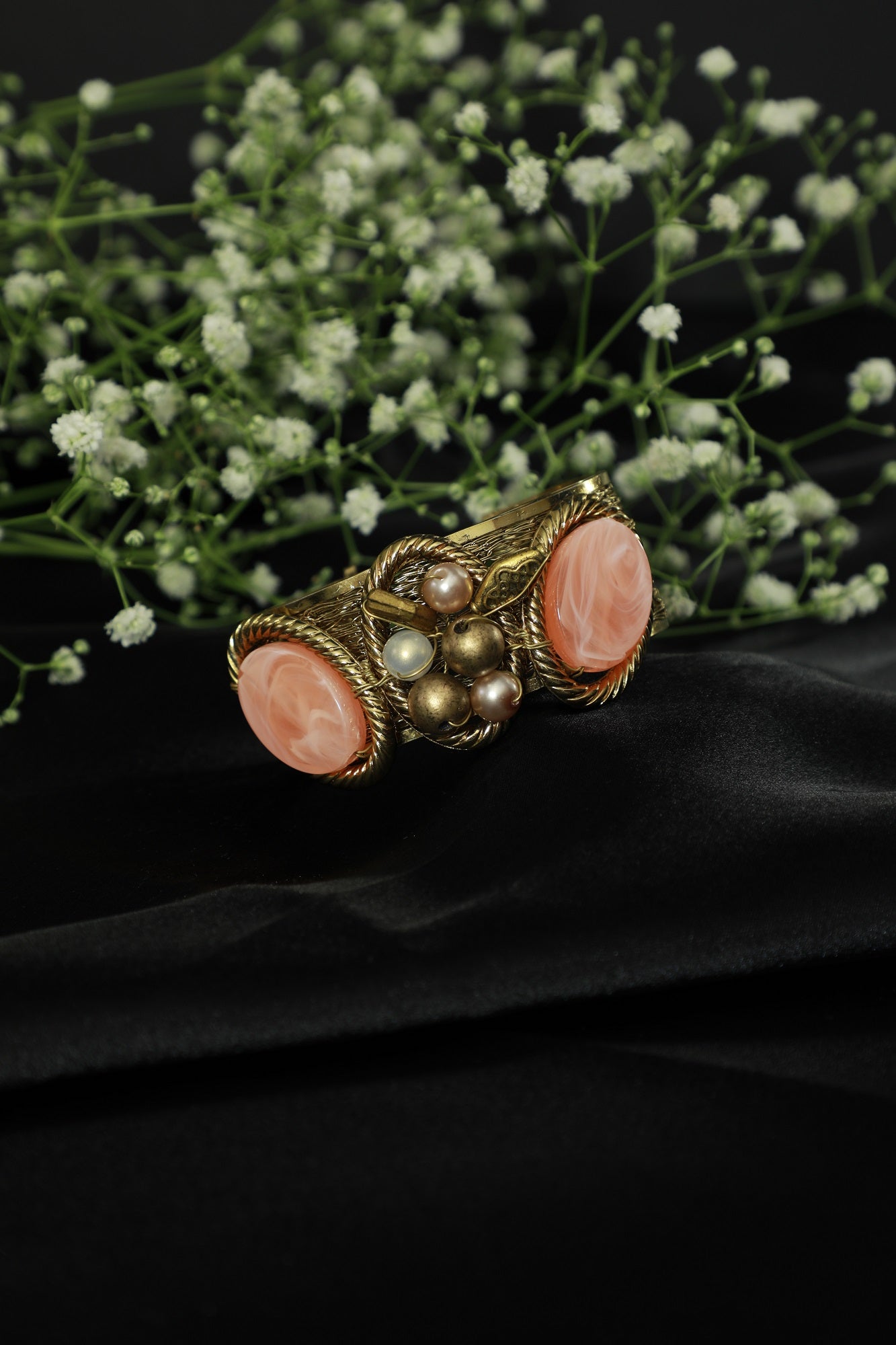 Mother of Pearl Gold Bangle