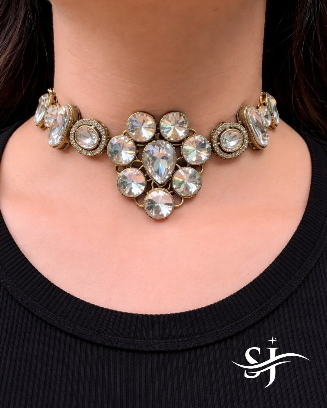 Royal Crystal Choker