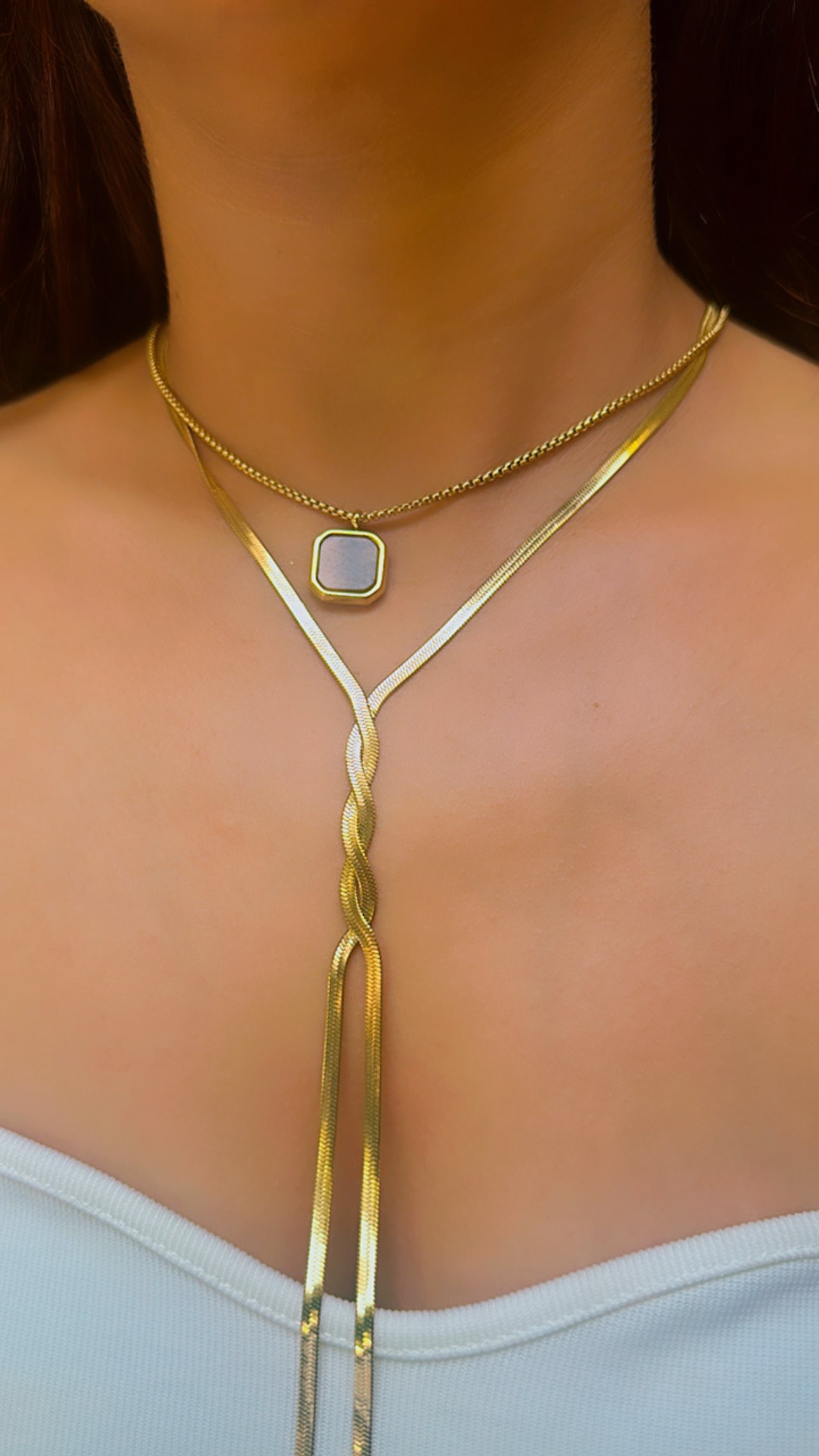 2 Layer Chain Neckpiece