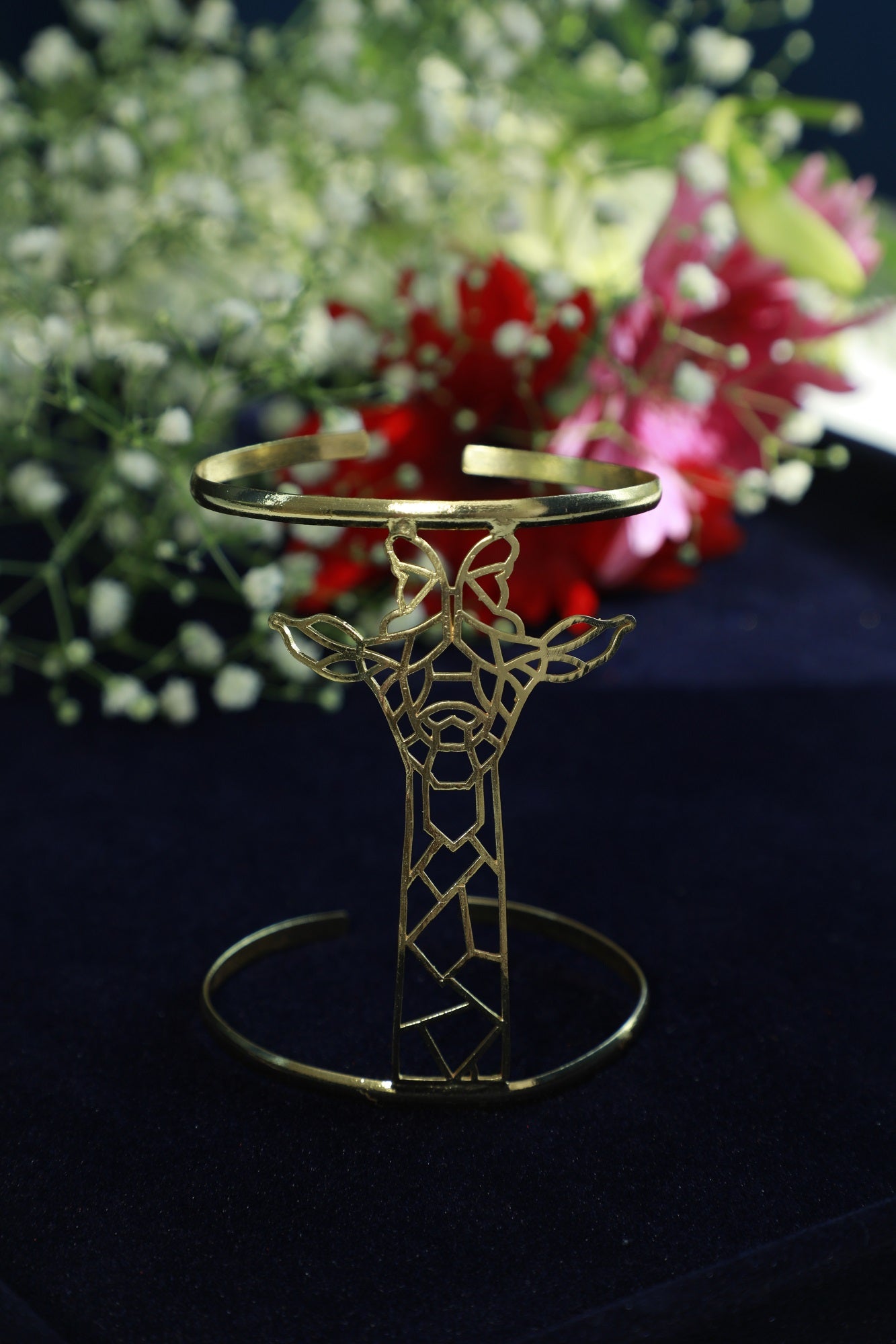 Geometric Giraffe Golden Bracelet