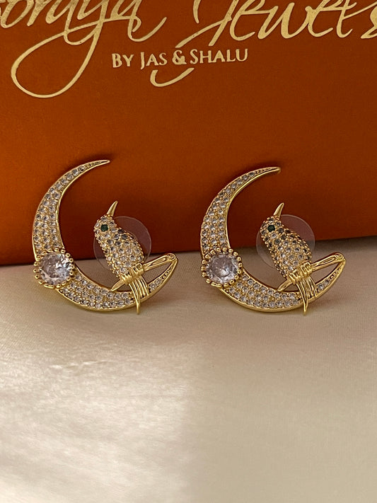 Moon and Stones Earrings