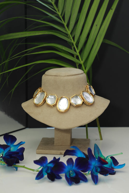 Choker Kundan With Earrings