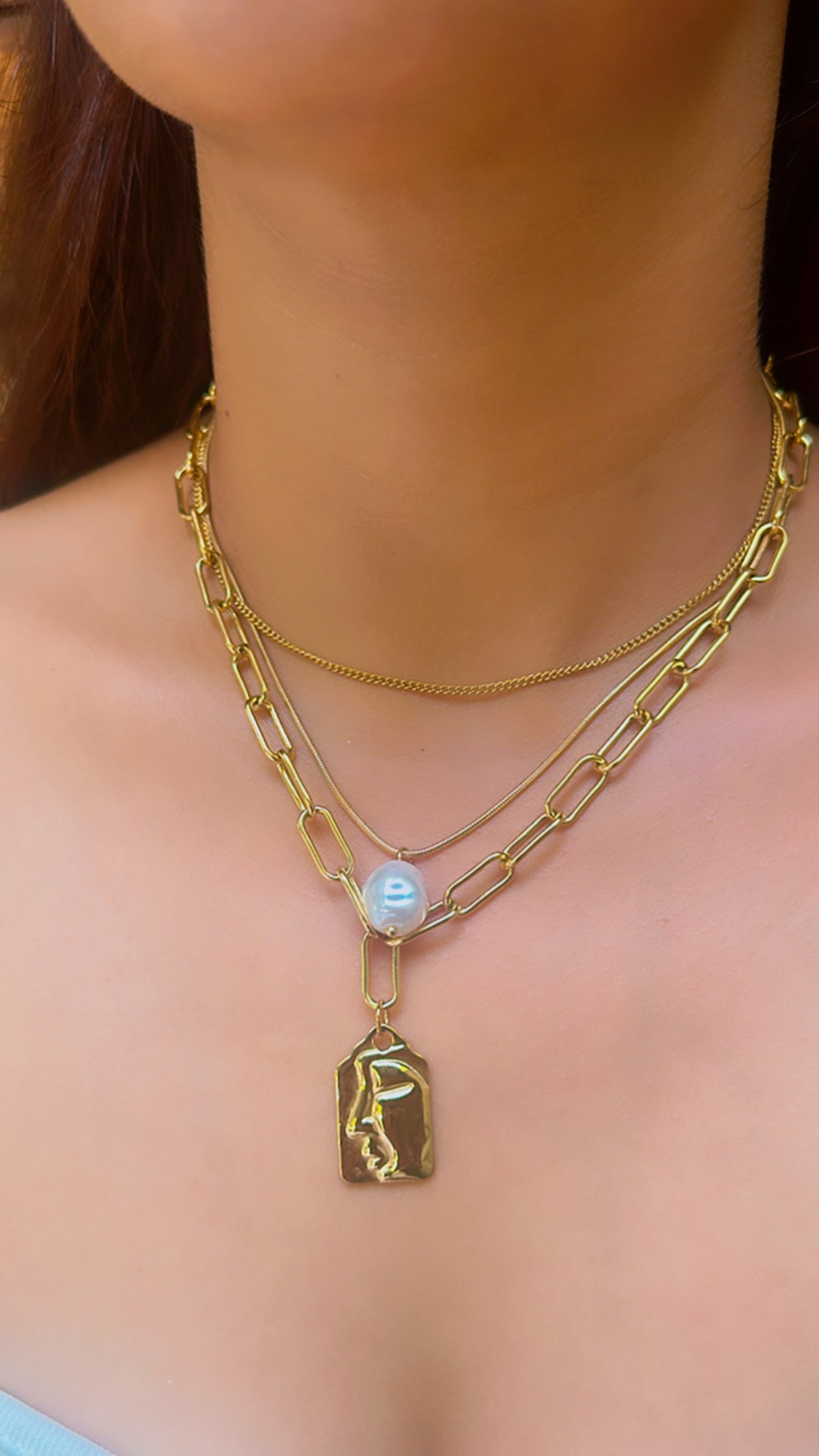 Golden Muse Layered Necklace