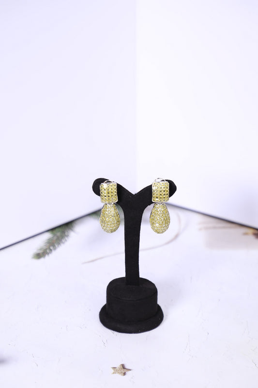 Yellow Diamond Tear Drops