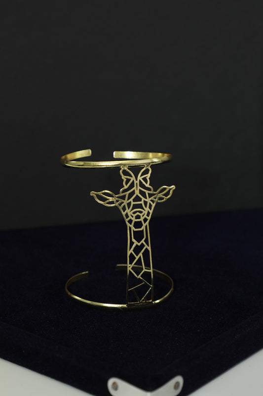Geometric Giraffe Golden Bracelet