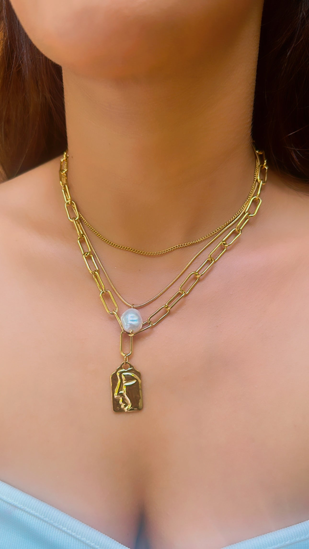 Golden Muse Layered Necklace