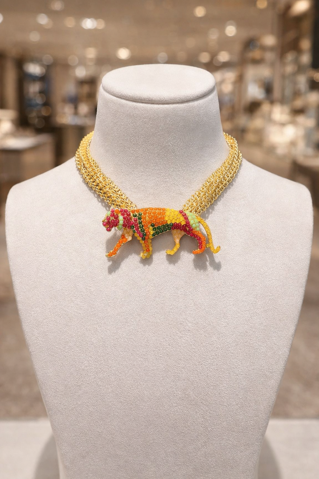 Royal Tiger Statement Necklace | 2 Colors