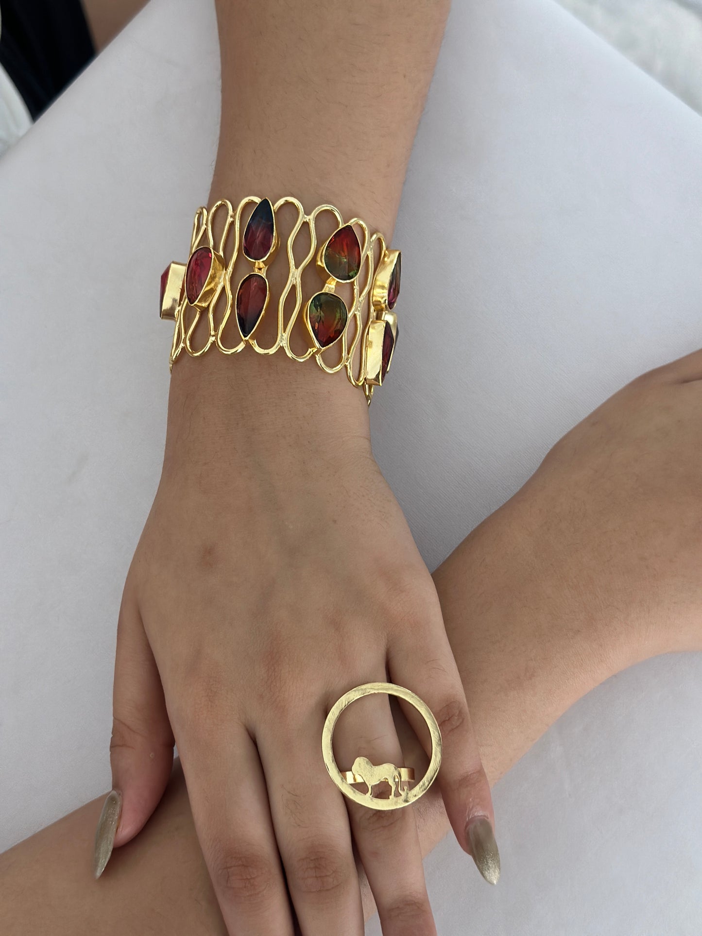 Golden Adjustable Hand Cuff
