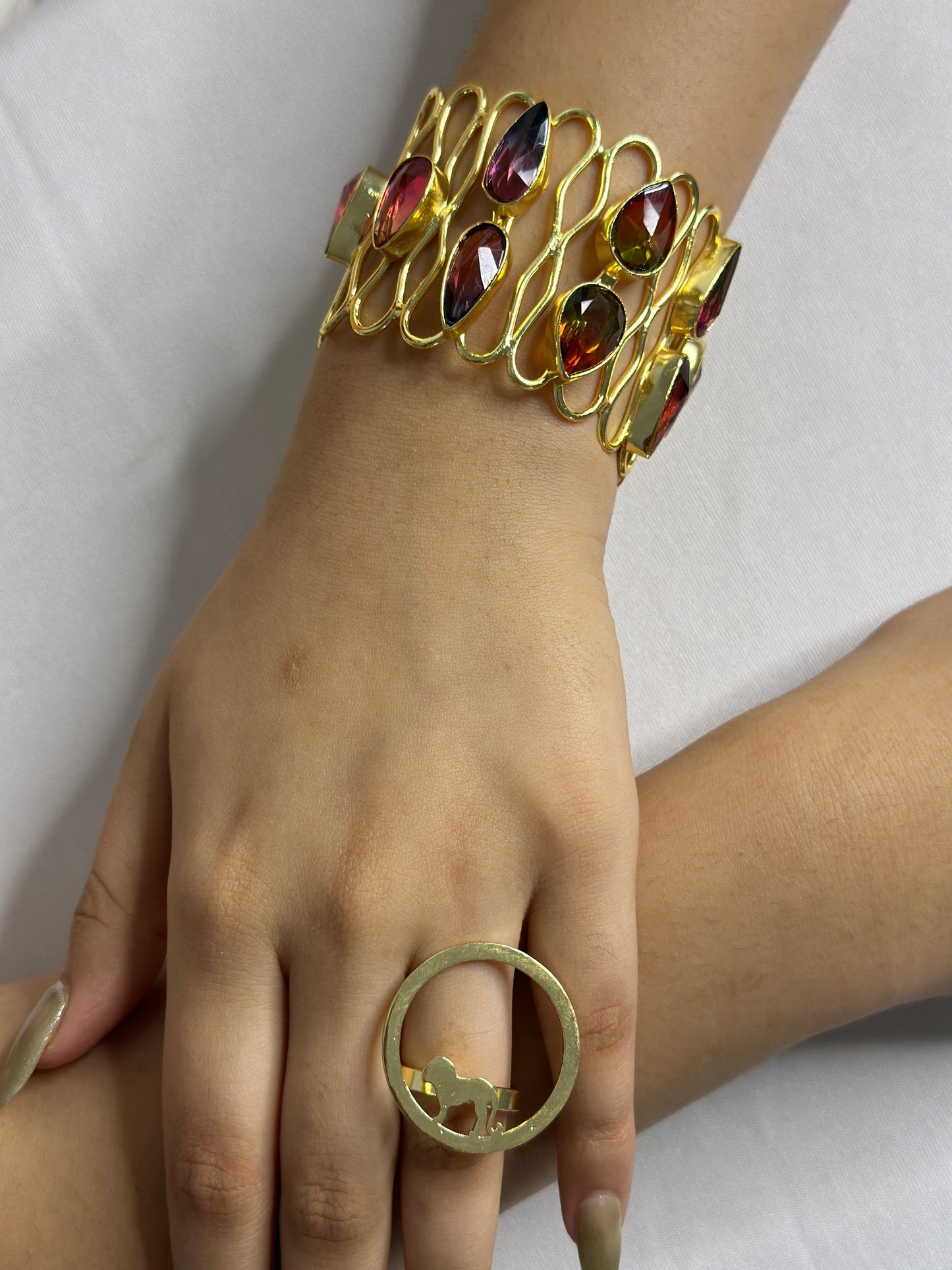 Golden Adjustable Hand Cuff