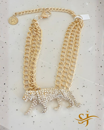 Royal Tiger Statement Necklace | 2 Colors