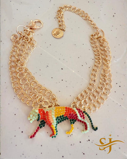 Royal Tiger Statement Necklace | 2 Colors