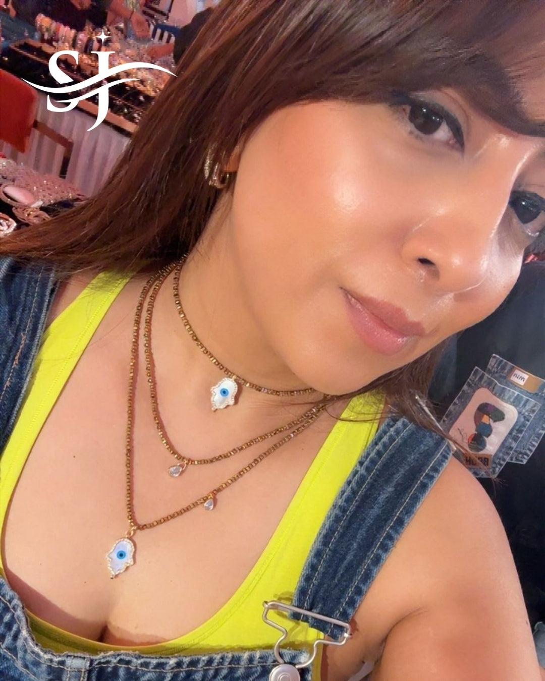 Humza 3 Layer Evil Eye Necklace