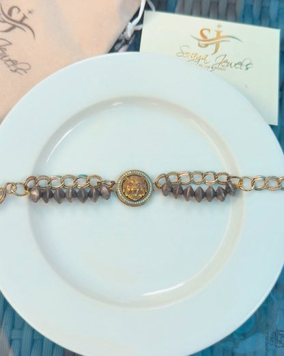 Lion Theme Statement Bracelet (3 Designs)