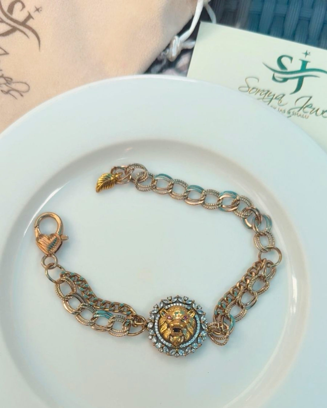 Lion Theme Statement Bracelet (3 Designs)