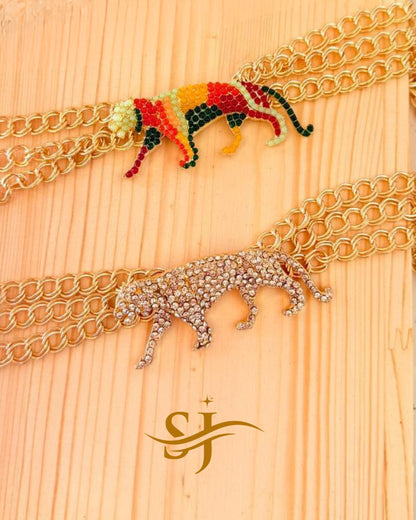 Royal Tiger Statement Necklace | 2 Colors