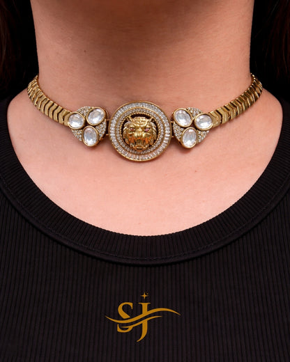 Royal Lion Minimal Choker