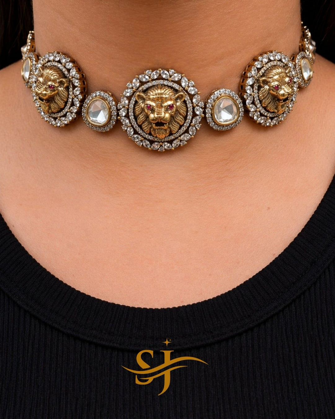 Royal Lion Choker Set