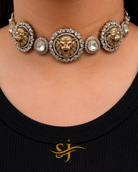 Royal Lion Choker Set