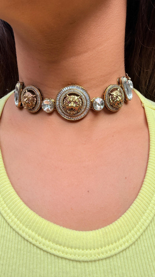 Royal Lion Choker Set